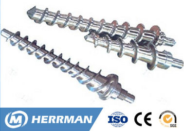 38CrMOALA Material Plastic Extruder Screw , Durable Parallel Twin Screw, cable machine