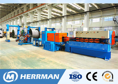 1200rpm Interlock Cable Armouring Machine For Flat Submersible Oil Pump Cable