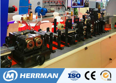 Welding And Corrugation Cable Armouring Machine For Flexible Fireproof Cable