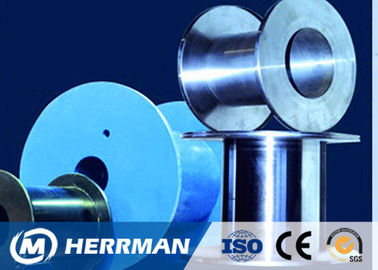 Plate / Punching Steel Cable Reels , Industrial Steel Cable Spool High Strength